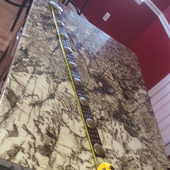 Brown embellished belt - Picture 4 of 5